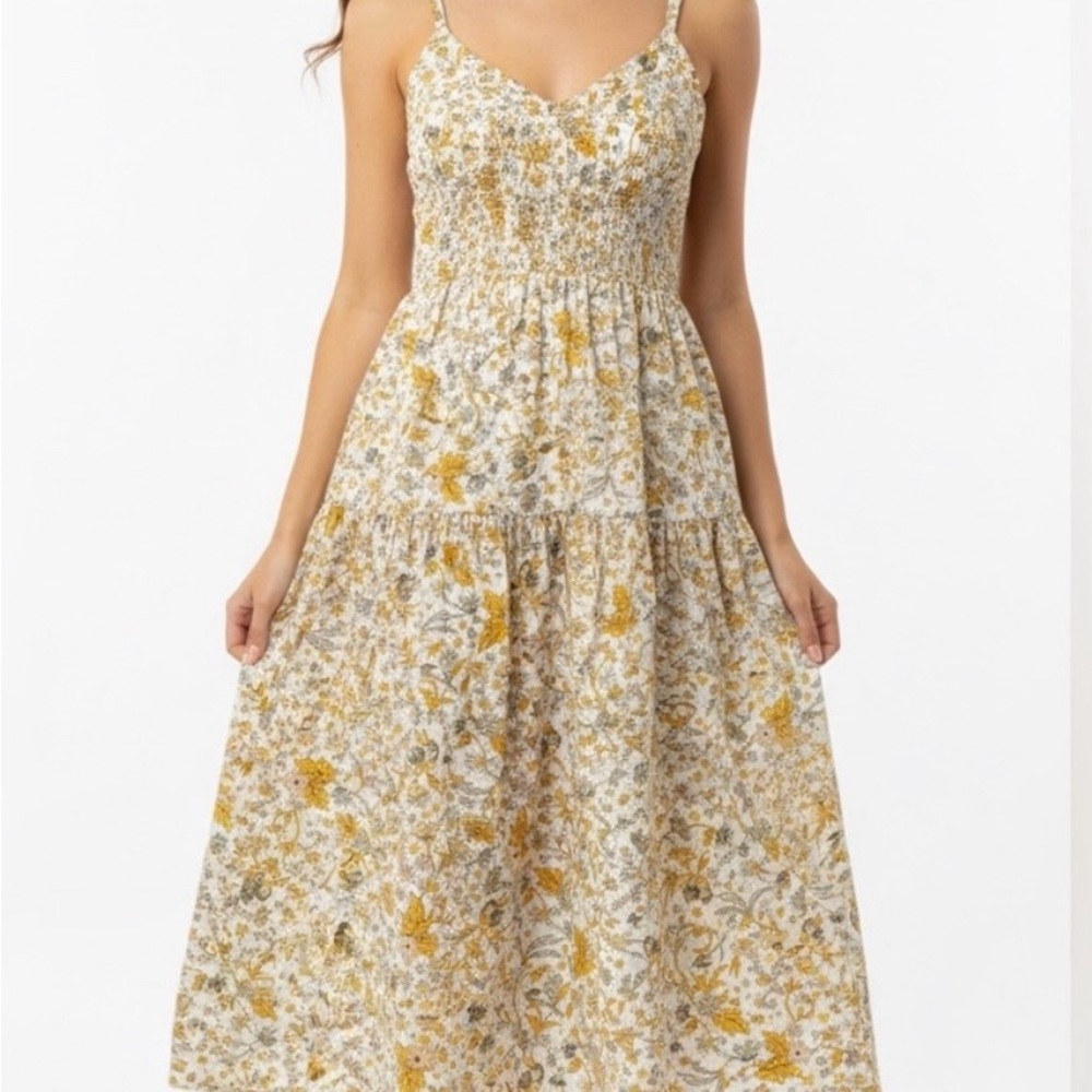 Floral Print Maxi Dress